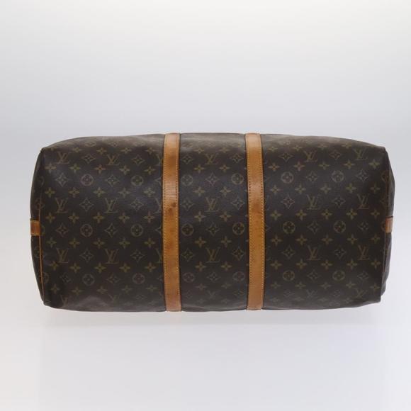 LOUIS VUITTON Monogram Keepall Bandouliere 55 Boston Bag M41414 LV Auth 113224 - Picture 9 of 16